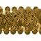 5 yards of 3 Row 1 1/4" Metallic Stretch Sequin Trim | 5 yard cut